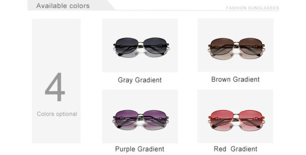 KINGSEVEN Fashion Women's Polarized Gradient Sunglasses Women's Luxury Design Eyeglasses Women's Fashion Sunglasses Style N-7019