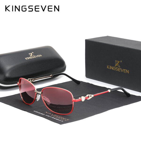 KINGSEVEN Fashion Women's Polarized Gradient Sunglasses Women's Luxury Design Eyeglasses Women's Fashion Sunglasses Style N-7019