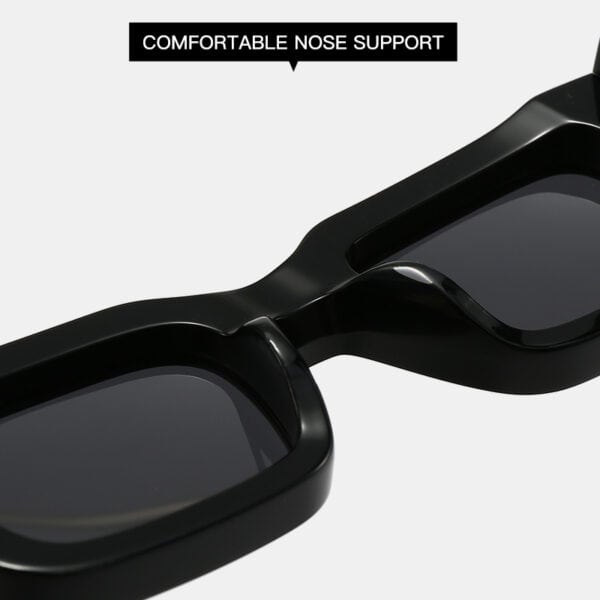 LBashades 2401 Custom Logo High Quality Vintage Square Sunglasses UV400 Retro Polarized Shades Acetate Fashionable Urban Style