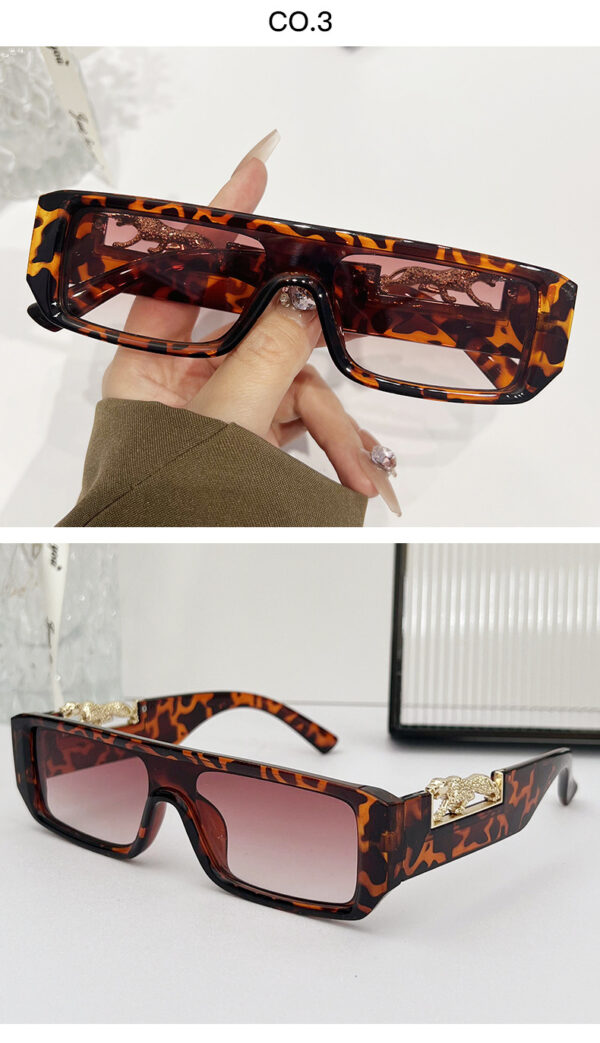 LBAshades 50224 New Fashion Small Square Plastic Frames Shades Luxury Trendy Glasses One Piece Sunglasses Women Men