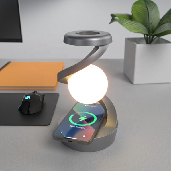 Levitating RGB Wireless Charging Lamp - LA135