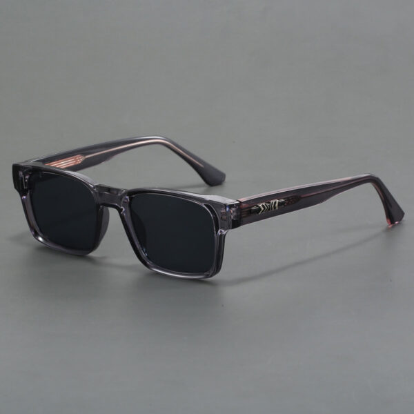 Lmamba 1029 Custom Metal Logo High Quality Fashion Sun Glasses Men Retro Classic Anti Blue Light Square Sunglasses UV400