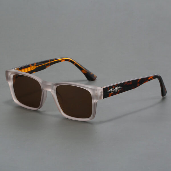 Lmamba 1029 Custom Metal Logo High Quality Fashion Sun Glasses Men Retro Classic Anti Blue Light Square Sunglasses UV400