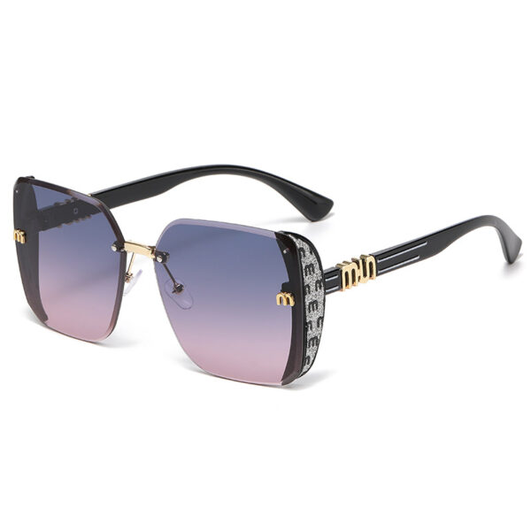 Luxury Designer Sunglasses for Unisex Oversized Frame UV400 Lenses Polarization Custom Logo Women's