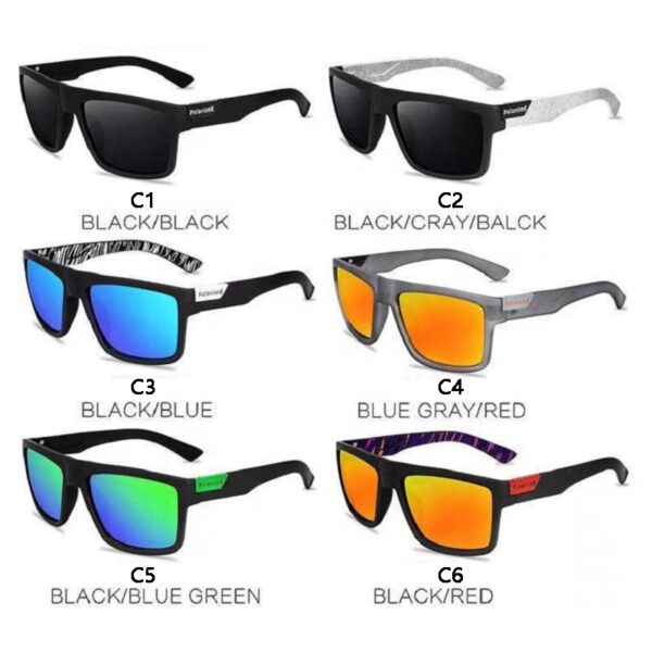 Luxury Polarized Sunglasses Men Women Fashion Square Male Sun Glasses Vintage Driving Outdoor Sport Anti Ultraviolet Glasses