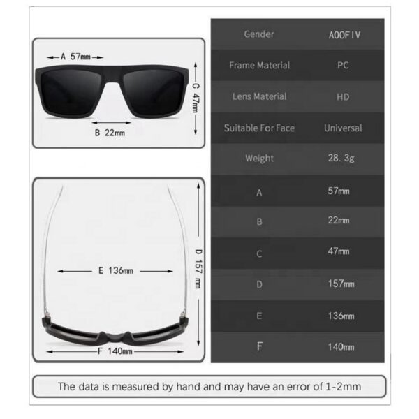 Luxury Polarized Sunglasses Men Women Fashion Square Male Sun Glasses Vintage Driving Outdoor Sport Anti Ultraviolet Glasses