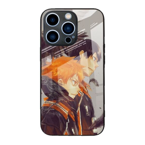 New Cartoon Anime Tempered Glass Mobile Phone Case for iPhone 16 15 14 13 12 11 Pro Max XS XR Anti Scratch Protect Cover