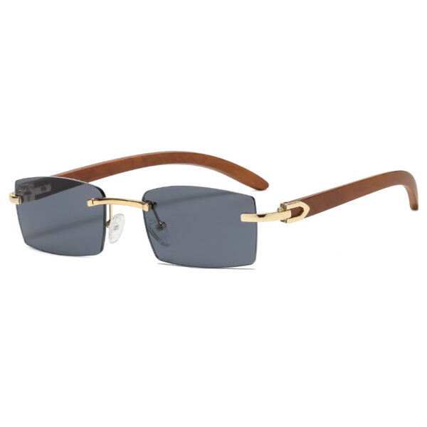 New Fashion Sun Glasses Rimless Sunglasses Men's and Women Metal Sunglasses