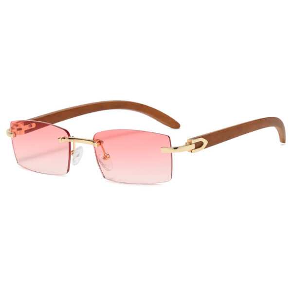 New Fashion Sun Glasses Rimless Sunglasses Men's and Women Metal Sunglasses