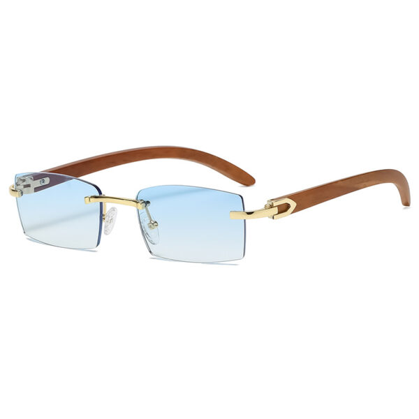 New Fashion Sun Glasses Rimless Sunglasses Men's and Women Metal Sunglasses