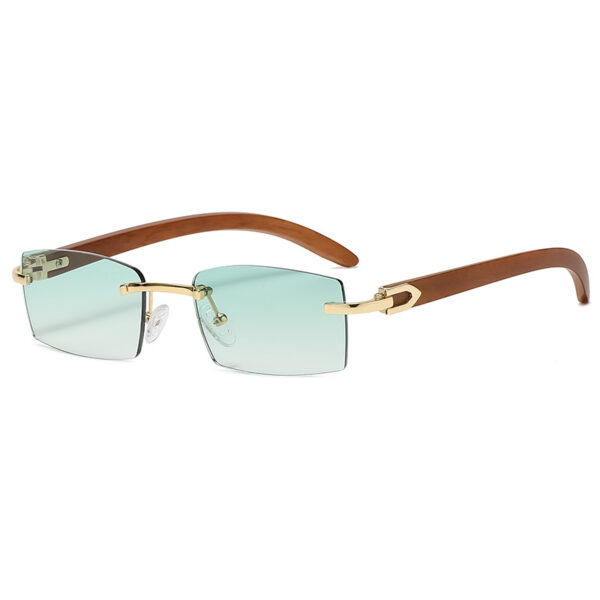 New Fashion Sun Glasses Rimless Sunglasses Men's and Women Metal Sunglasses