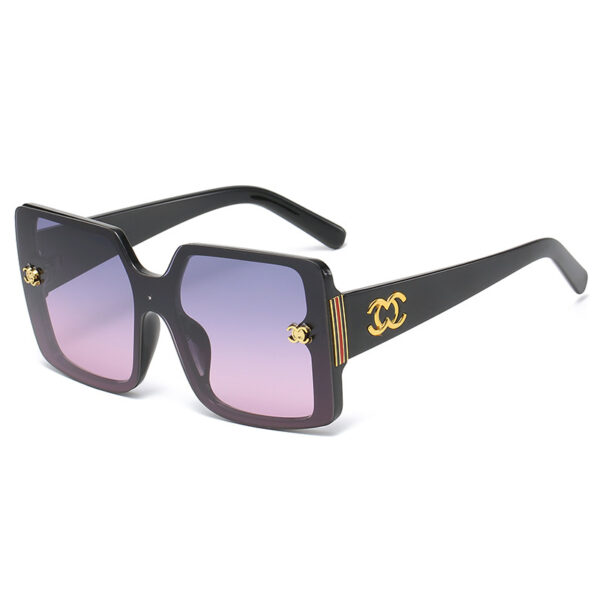 New Fashion Women's Sunglasses Small Fragrance Glasses Cheap Large Frame Sunglasses Wholesale