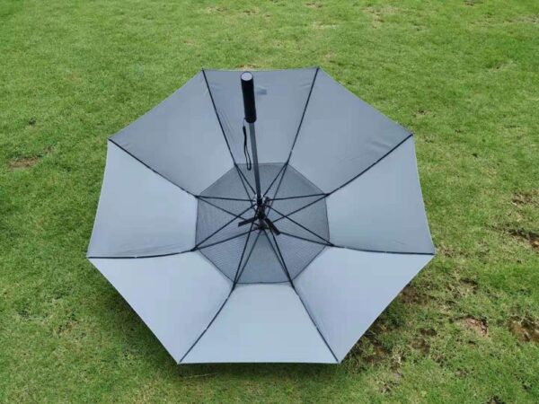 New Model Fashion Usb Charge Fan Umbrella with Fan Inside Wholesale Misting Fan Umbrella