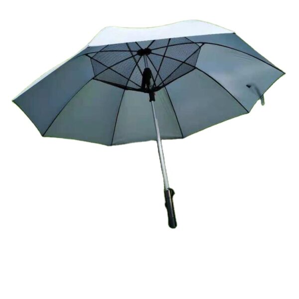 New Model Fashion Usb Charge Fan Umbrella with Fan Inside Wholesale Misting Fan Umbrella