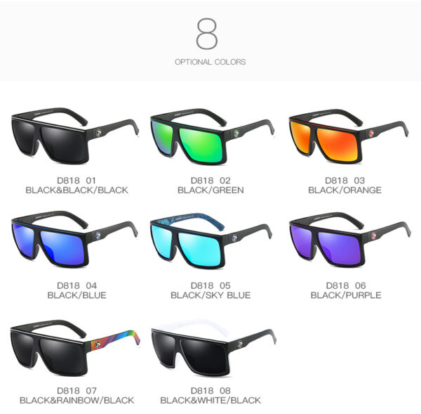 New Oversized Polarized Sunglass Men Ultralight Glasses Frame Sun Glasses Male DUBERY BRAND Outdoor Sport Fishing UV400 Eyewear