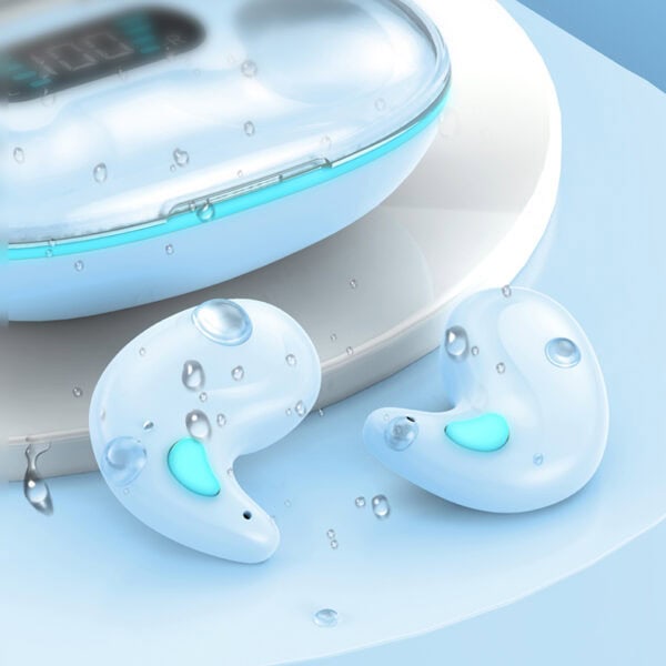Original X55 TWS True Sleep Wireless Earphones Mini Bluetooth Earbuds Stereo Headset Wireless Charging Box Earpieces