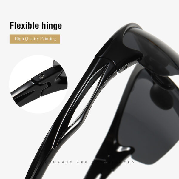 PC Lens Sports Eyewear Polarized Blue Film Driver Sunglasses for Anti Glare 2025 Fashion