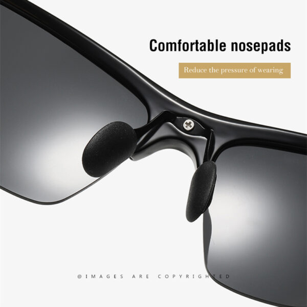 PC Lens Sports Eyewear Polarized Blue Film Driver Sunglasses for Anti Glare 2025 Fashion