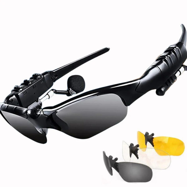 Purchasing Agent Wholesale Outdoor Cycling Sports Wireless Glasses Headphones With Microphone Smart Bluetooth Sunglasses
