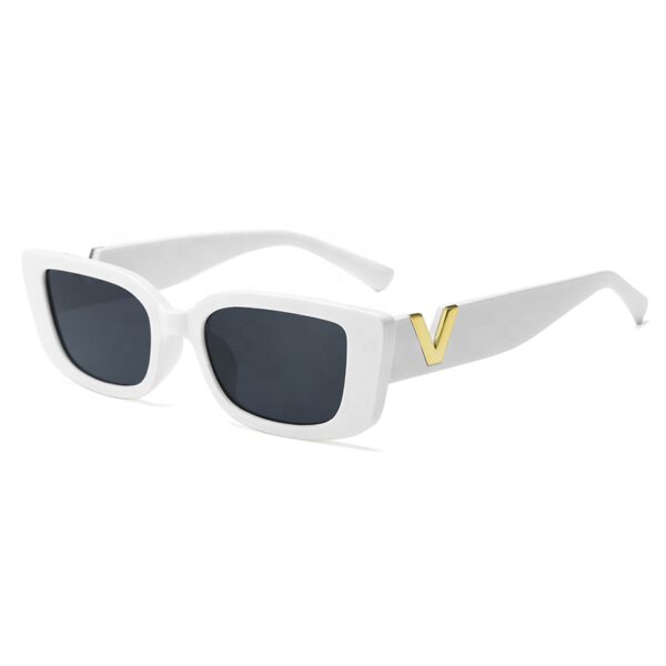 Retro Cat Eye Sunglasses Women/Men Unisex With Fashion V-shaped Foots Outdoor Sunshade Square Sun Glasses