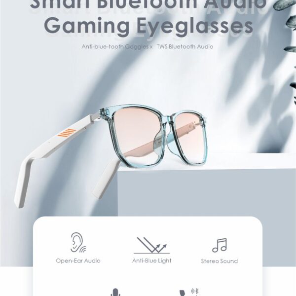 Revolutionize Your Vision and Audio: Bluetooth Smart Glasses Offering Hands-Free Calls, Music, and Style in One