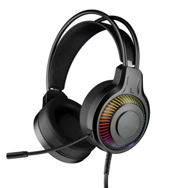 Shenzhen Factory Gaming Headphones With RGB Light Wired Gaming Headsets for Ps4ps5 Private Mold Head Mounted Headsets