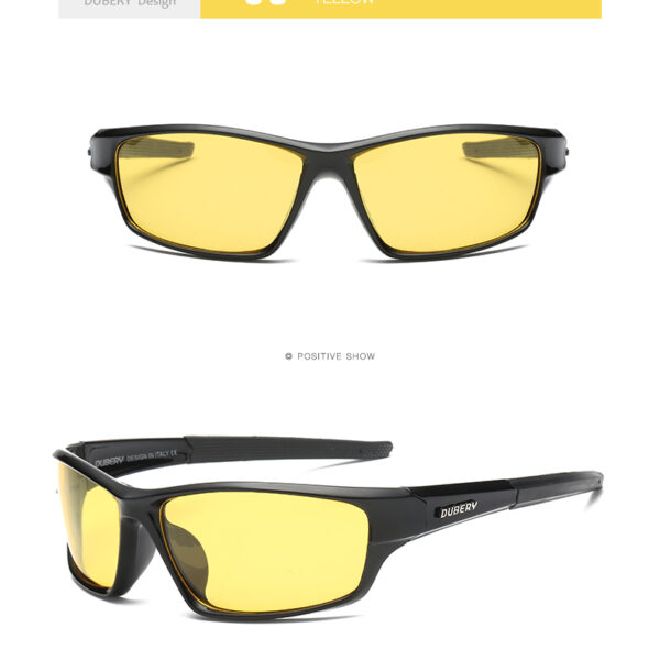 Sport Men's Glasses DUBERY Brand Design Polarized Driver Sunglasses UV400 Shades Retro Fashion Custom Logo Sun Glass for Men
