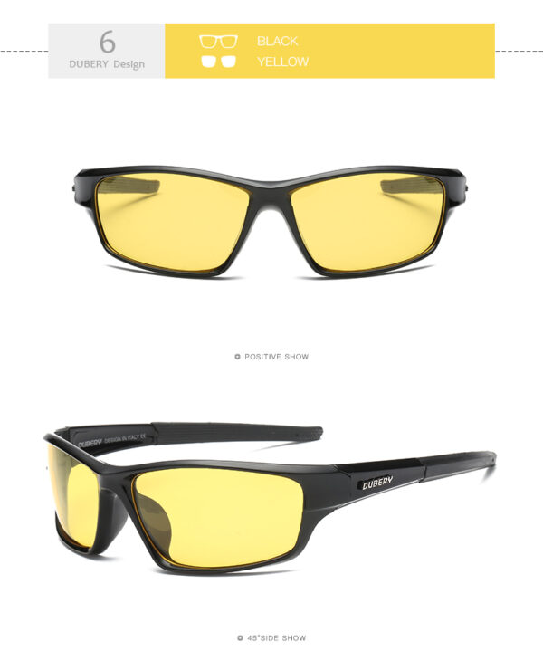 Sport Men's Glasses DUBERY Brand Design Polarized Driver Sunglasses UV400 Shades Retro Fashion Custom Logo Sun Glass for Men