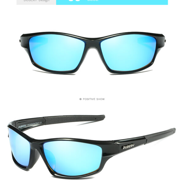 Sport Men's Glasses DUBERY Brand Design Polarized Driver Sunglasses UV400 Shades Retro Fashion Custom Logo Sun Glass for Men
