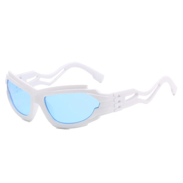 Sports Eyewear Fashion Plastic Frame Sunglasses with Personality Trend for Sports & Outdoor Activities