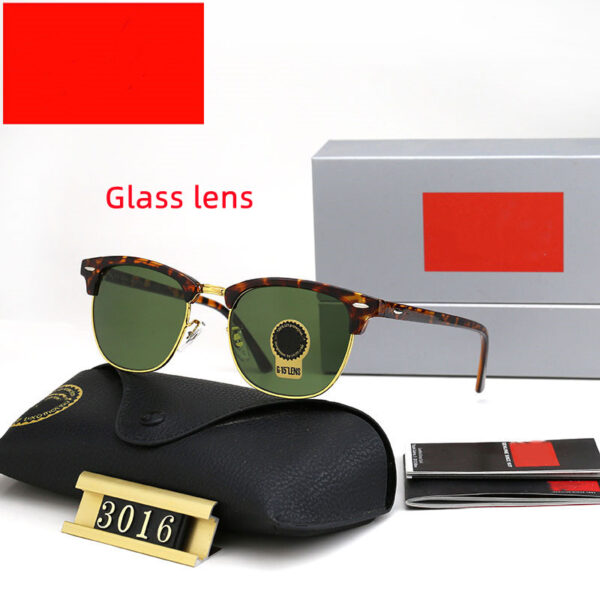 Sunglasses 2025 Women Men Luxury Sunglasses Round Fashion Wholesale Glass Polarized Sunglasses