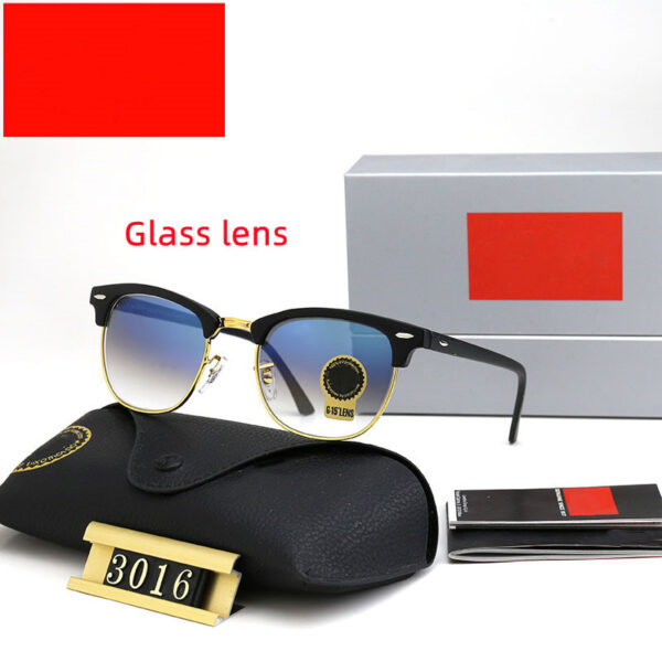 Sunglasses 2025 Women Men Luxury Sunglasses Round Fashion Wholesale Glass Polarized Sunglasses