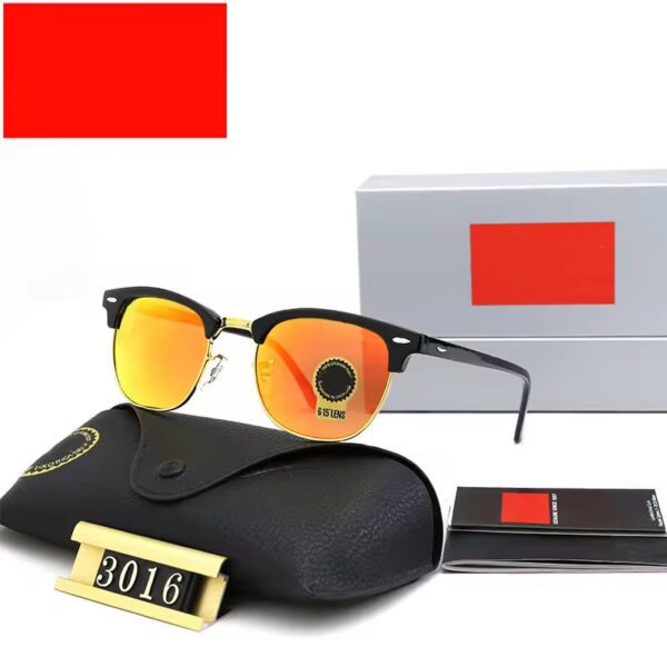 Sunglasses 2025 Women Men Luxury Sunglasses Round Fashion Wholesale Glass Polarized Sunglasses