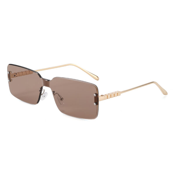Twooo T1362 New Arrivals UV400 Protection Shades Rimless Square Fashion Design Sunglasses