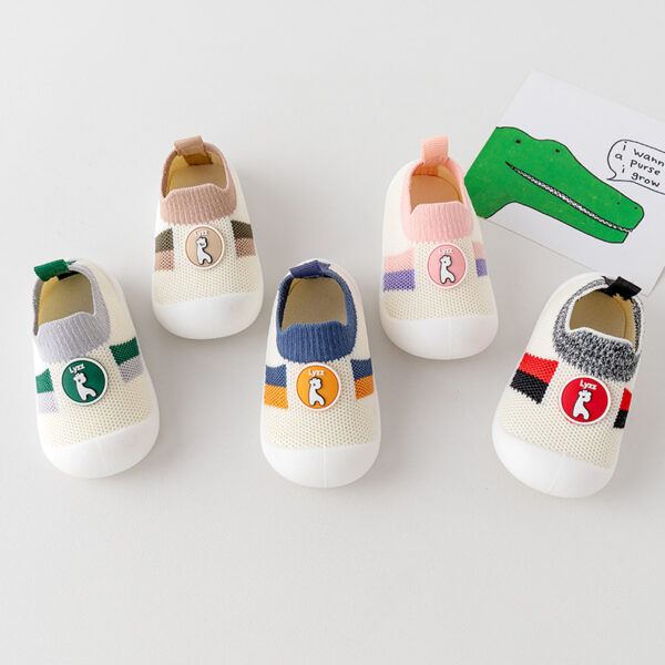 Unisex Summer Baby Walking Shoes Mesh Breathable Anti-slip Sandals Soft Bottom Slides for Boys Girls for Spring Autumn Outdoors