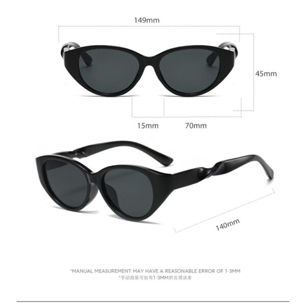 UV400 New Arrival Fashion Sunglasses Hot Sales Sun Glasses PC Frame High Quality Shades Cat Eye Fashion Women Sunglasses