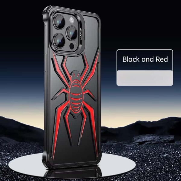 Spider Element Lens Holder Borderless Hollow Cooling Unique Phone Cover - IP334 - Image 7
