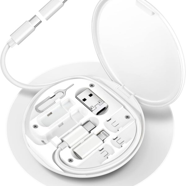 ZOGUO New USB C Adapter OTG Cable Kit Multi Charging Cable Case Converter with Type C Micro USB Adapter for Safe Data Transfer