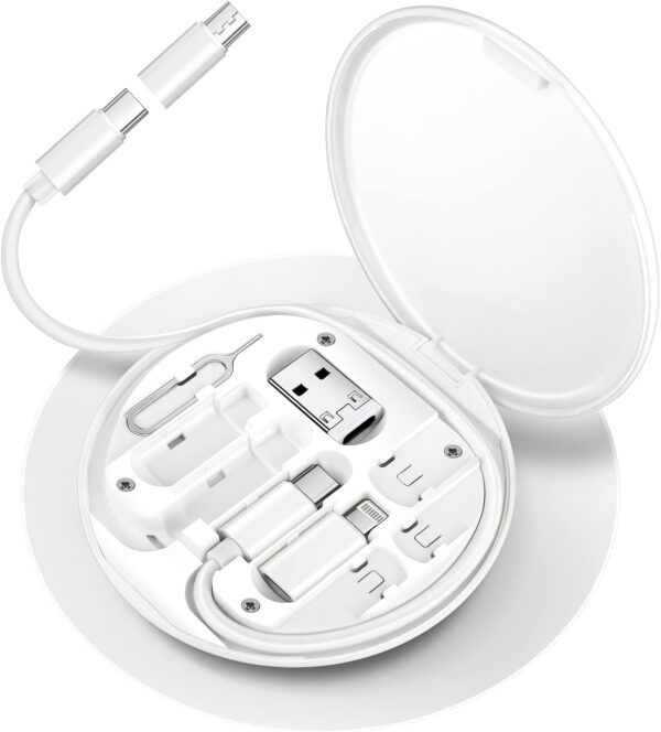 ZOGUO New USB C Adapter OTG Cable Kit Multi Charging Cable Case Converter with Type C Micro USB Adapter for Safe Data Transfer
