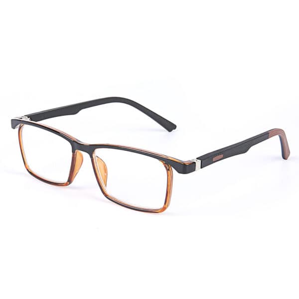 Anti-Blue Light Orange Frame Glasses – Unisex Designer
