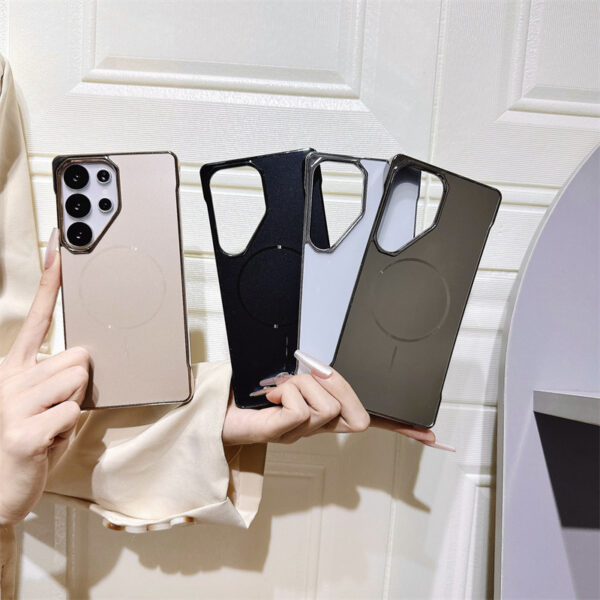 Frameless Matte Magnetic Case for Samsung - Image 3