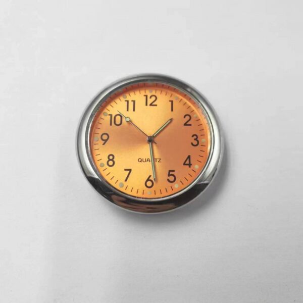 Linda Hot Selling Car Mounted Adhesive Clock Car Mounted Clock Motorcycle Watch Auto Car Clock