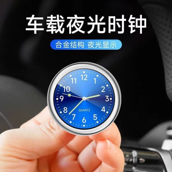 Linda Hot Selling Car Mounted Adhesive Clock Car Mounted Clock Motorcycle Watch Auto Car Clock