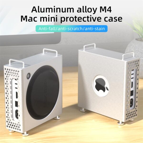 Aluminum Alloy Holder for Mac Mini M4/M4 Pro - Image 2