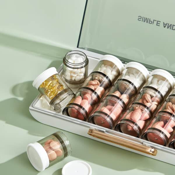 Portable Organizer for Vitamin and Supplement - Image 2