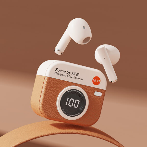 Wireless Earbuds with LED Battery Display & ENC Mic - LP169