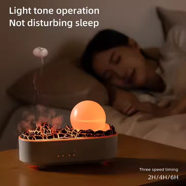 Crystal Ball Volcano Essential Oil Diffuser & Humidifier - LDH21 - Image 3