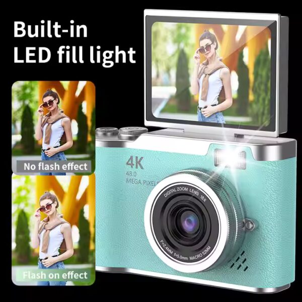 Mini Vintage DSLR-Style Digital Camera - LC231 - Image 2