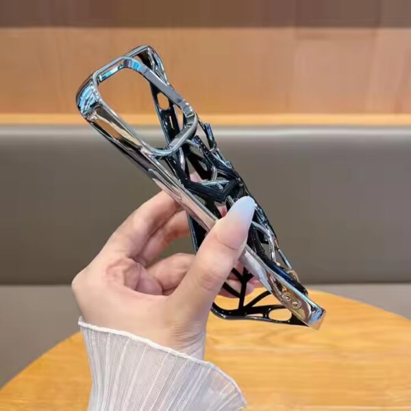 3D Hollow Out Heat Dissipation Electroplated Phone Case - IP961 - Image 4