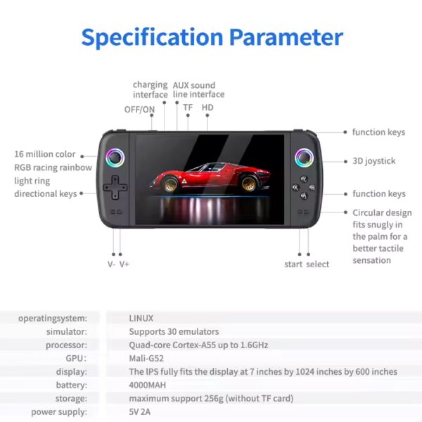 High Sensitivity Handheld Game Console - LGS002 🎮 - Image 3